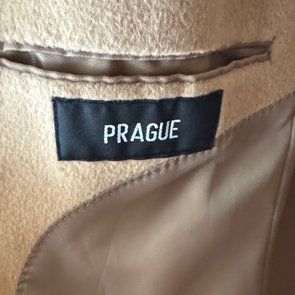 Prague Elegant Tan Men's Trench Coat 100% Camelhair - Picture 2 of 6